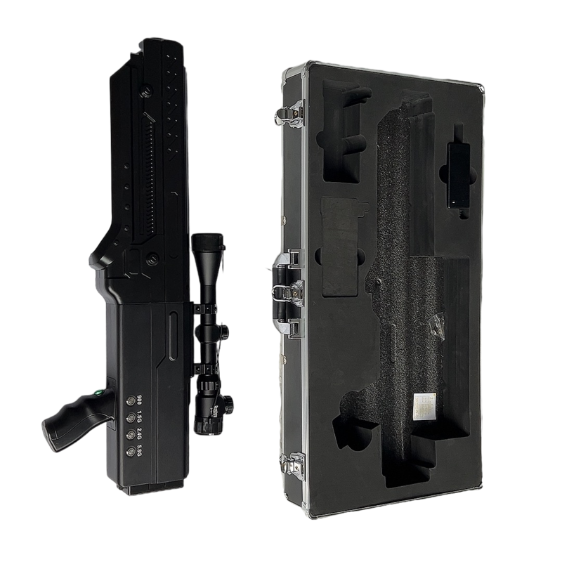  梁平手持便携式枪型低空防御反制四通道A型