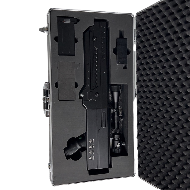  梁平手持便携式枪型低空防御反制四通道B型